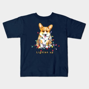 Lighten up Corgi Kids T-Shirt